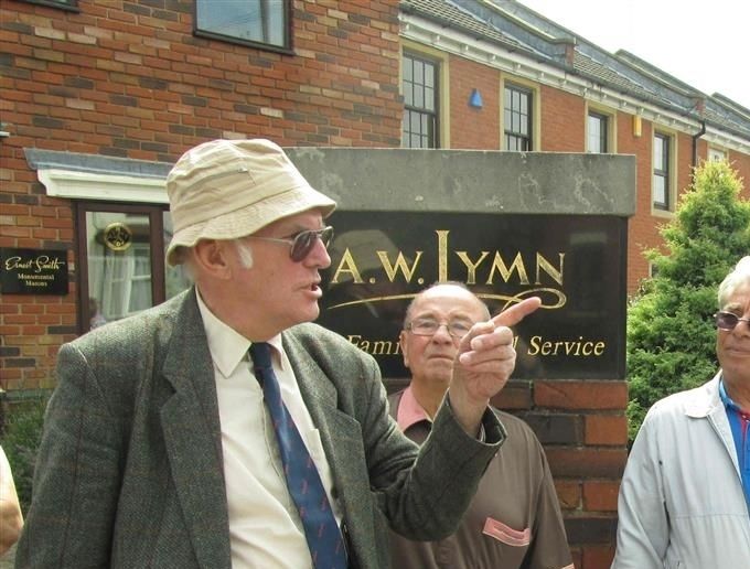 Bob on a local history walk